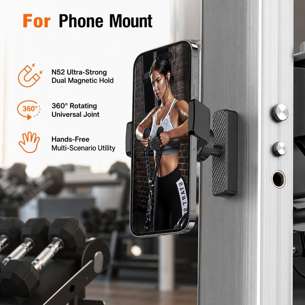 Phone Accessories Useful - Penyangga Ponsel Magnetik untuk Gym 360