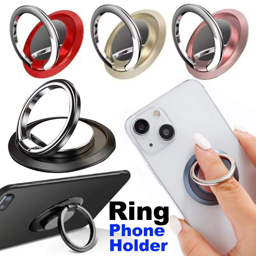 Phone Accessories Holder Car - Penyangga Ponsel Cincin Putar 360 Derajat,