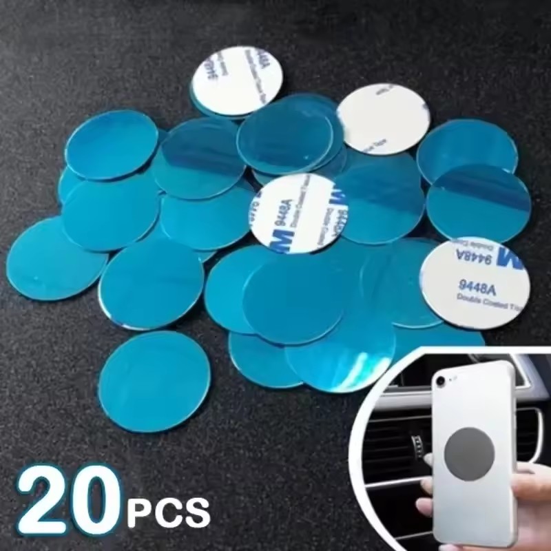 Phone Accessories Useful - 1/50Pcs Stiker Pelat Logam Ultra Tipis