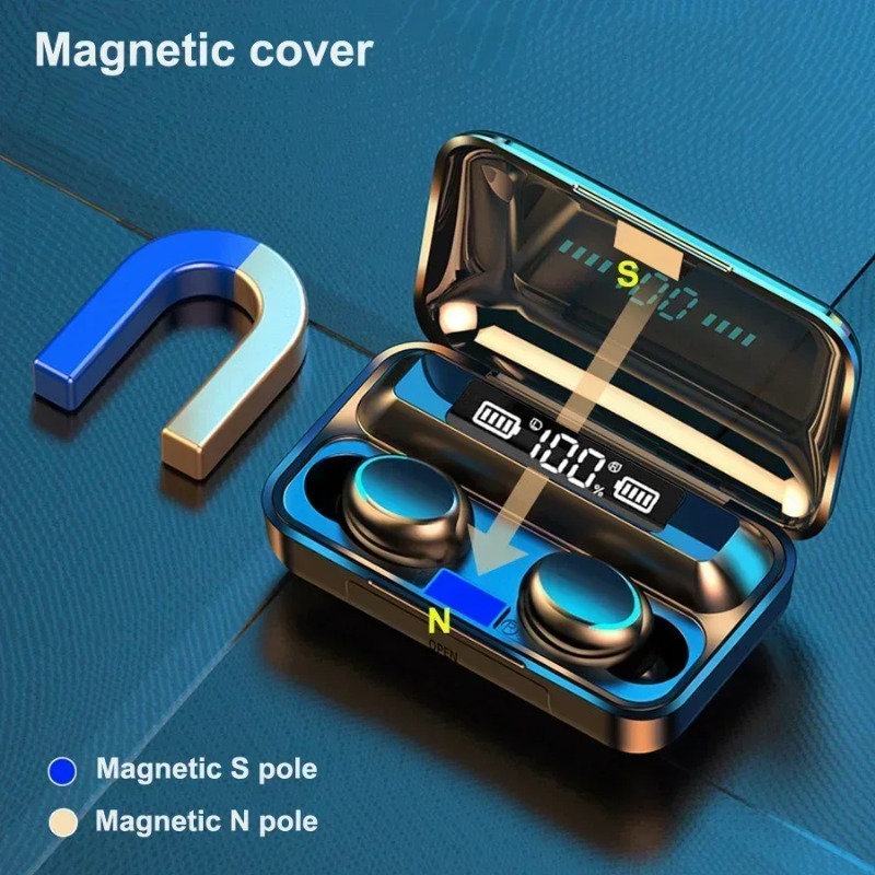 Headphone Bluetooth 9D Stereo  - Phone Accessories Amazon ulasan dan harga