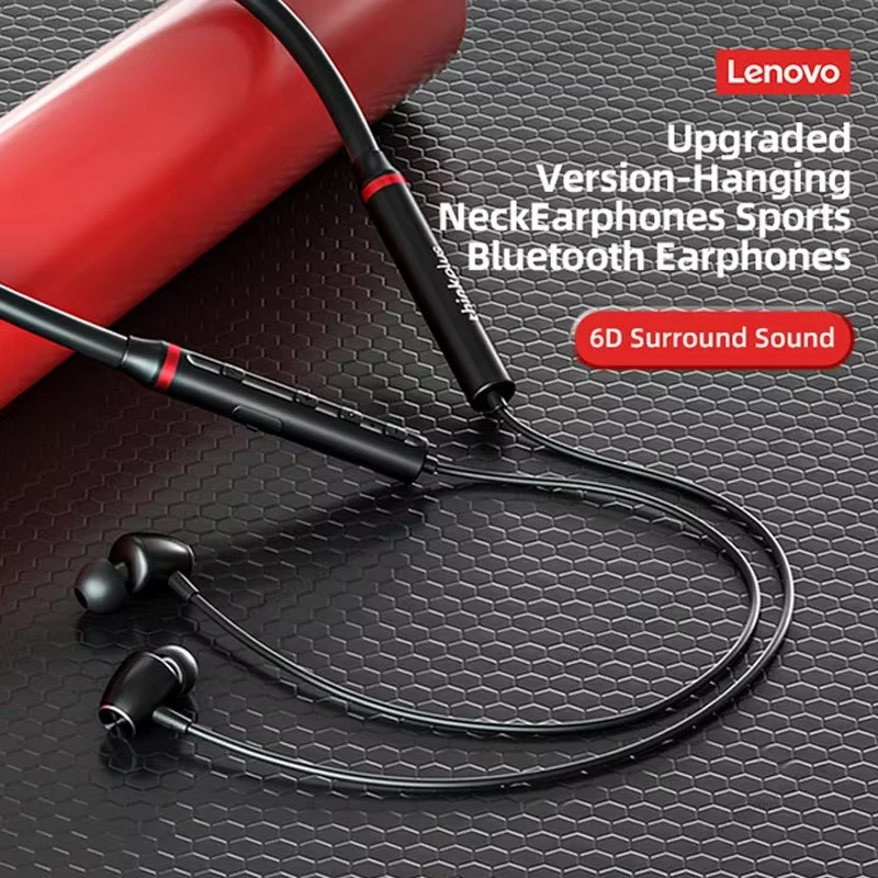 Earphone Bluetooth Lenovo HE05 - Phone Accessories Amazon ulasan dan harga