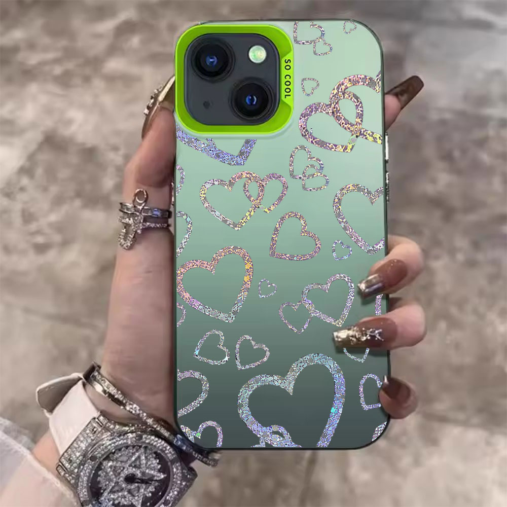 Casing dengan Motif Hati Berwa - Apple Iphone 15 ulasan dan harga
