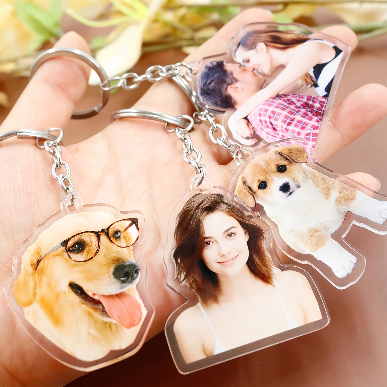 1 Gantungan Kunci Akrilik Foto - Phone Accessories Charms ulasan dan harga