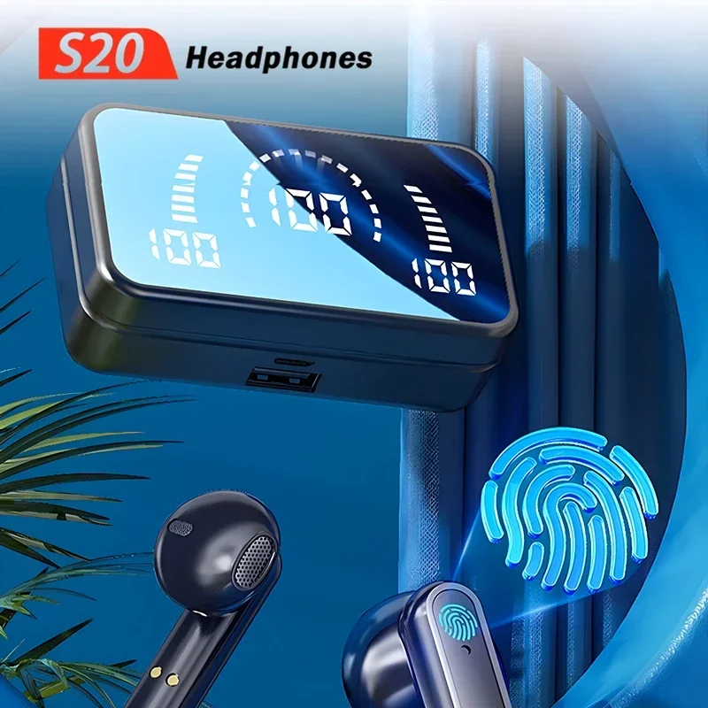 Earphone TWS S20 Earphone Nirk - Phone Accessories Amazon ulasan dan harga