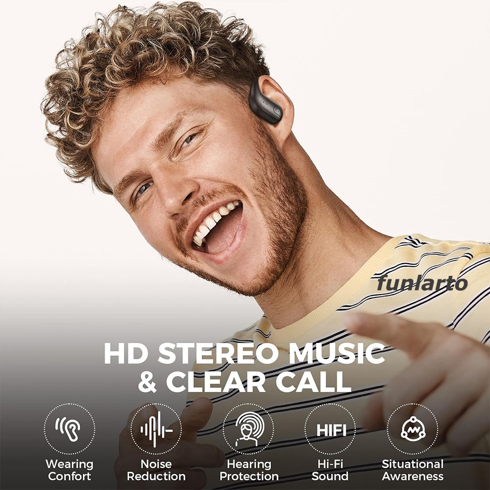 Headphone lari nirkabel Open-E - Phone Accessories Amazon ulasan dan harga